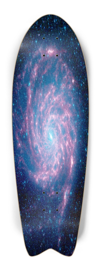 Custom Skateboard Galaxy Fish Tail