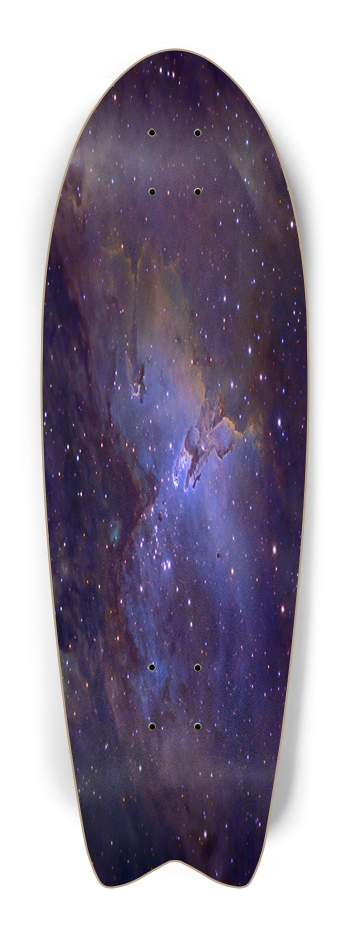 Custom Skateboard Space Fish Tail