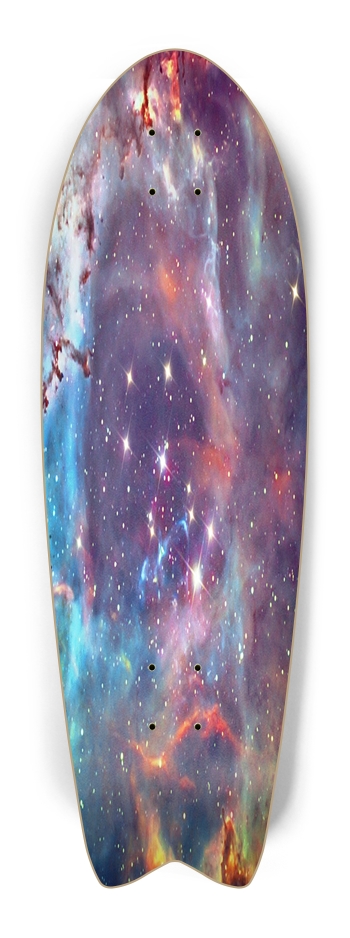 Custom Skateboard space Fish Tail