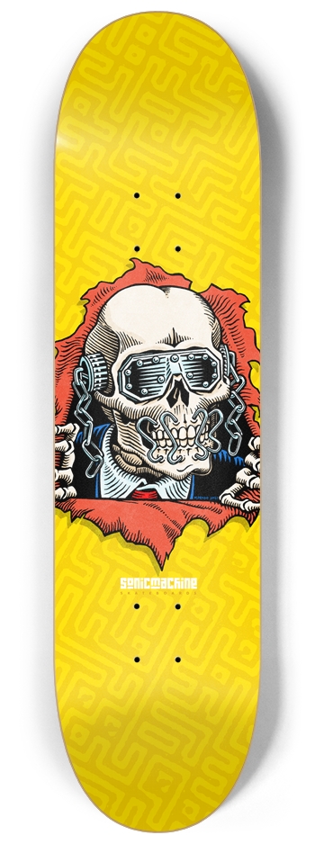 THE RATTLING HEAD 8-1/4 Skateboard Deck