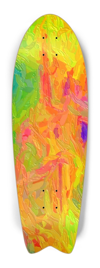 Custom Skateboard Artwork Fish Tail