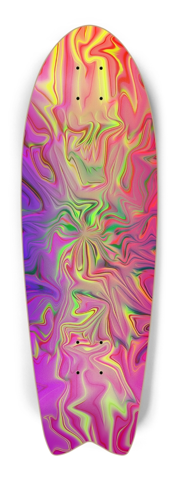 Custom Skateboard Artwork Fish Tail