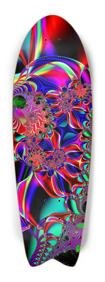 Custom Skateboard Artwork Fish Tail