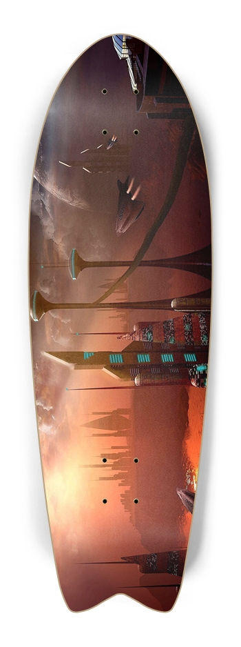 Custom Skateboard Fish Tail