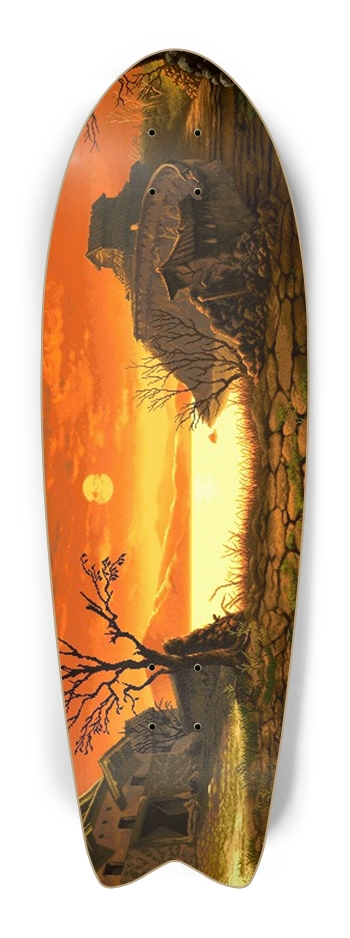 Custom Skateboard Fish Tail