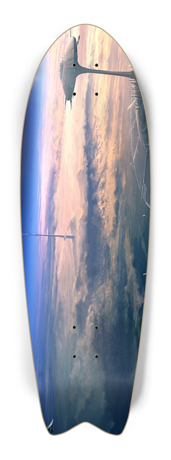 Custom Skateboard Fish Tail
