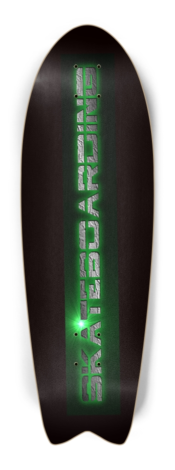 Custom Skateboard Artwork Fish Tail