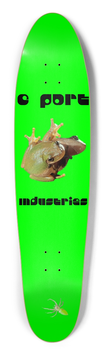 Green frog Longboard Longboard Shape