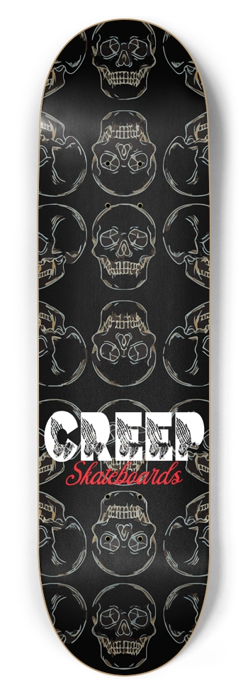 Skully 8-3/4 Inch Skateboard