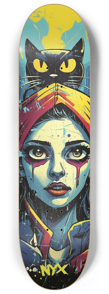 Cat 8-1/4 Skateboard Deck