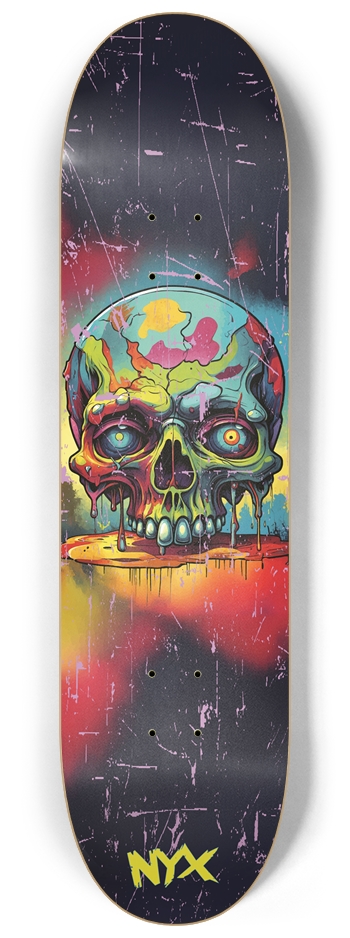 Skull 8-1/4 Skateboard Deck