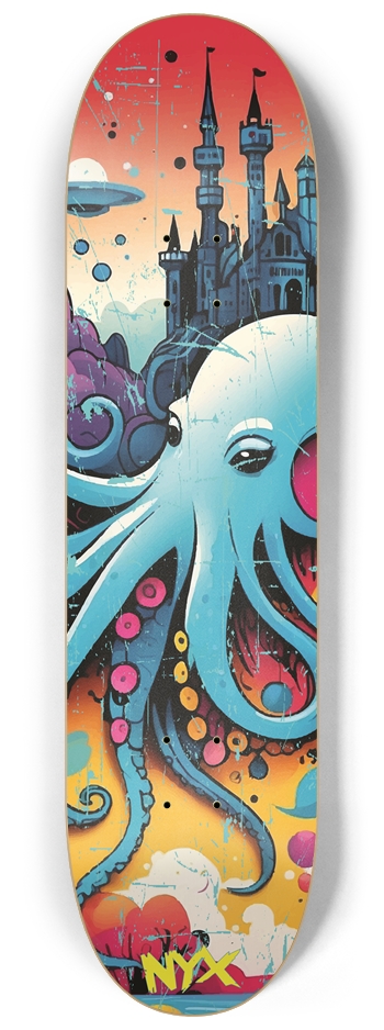 Octopus 8-1/4 Skateboard Deck