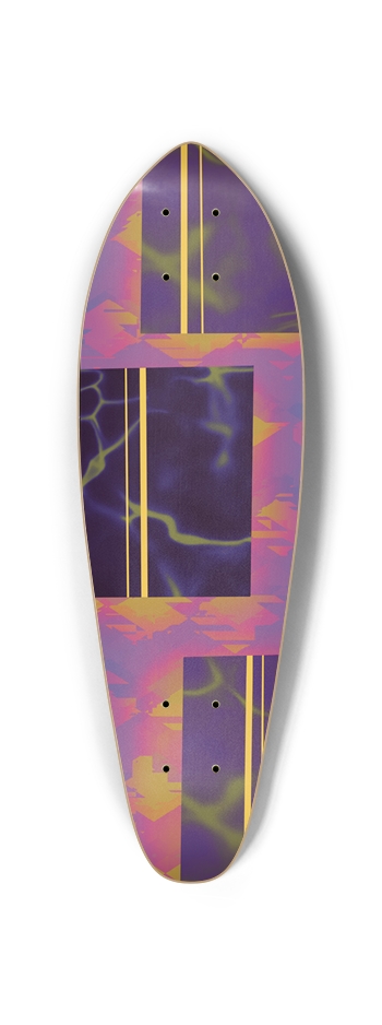 Mini Abstract Skateboard Mini Cruiser