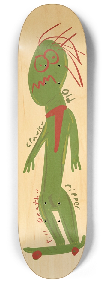 Cranky Old Ripper 8.25x32.25 8-1/4 Skateboard Deck