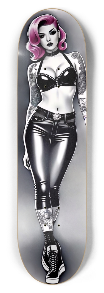 Tattoo Girl 8-1/2 Skateboard Deck