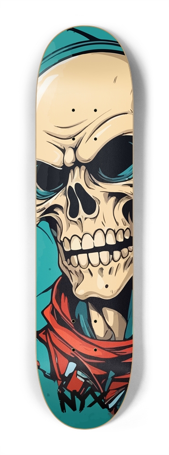 Skull 7-1/4 Mini/Kid Skateboard