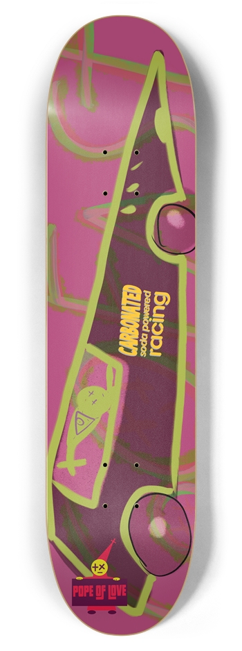 Go Fast Car 7-7/8 Skateboard Deck