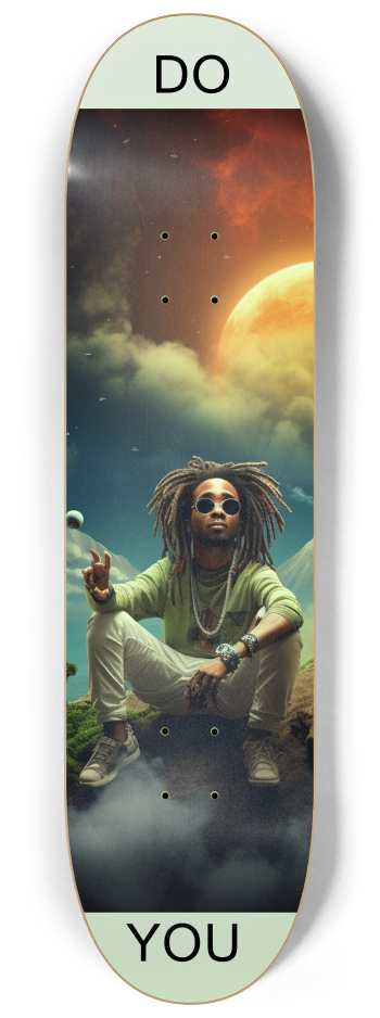 DO WHAT YOU LOVE Skateboard Series #1 8-1/4 Skateboard Deck