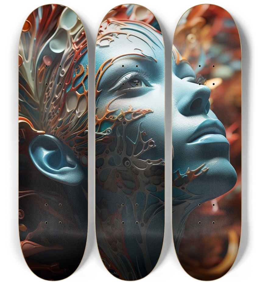 Visionary Skateboard Series 3 Deck Wall Series