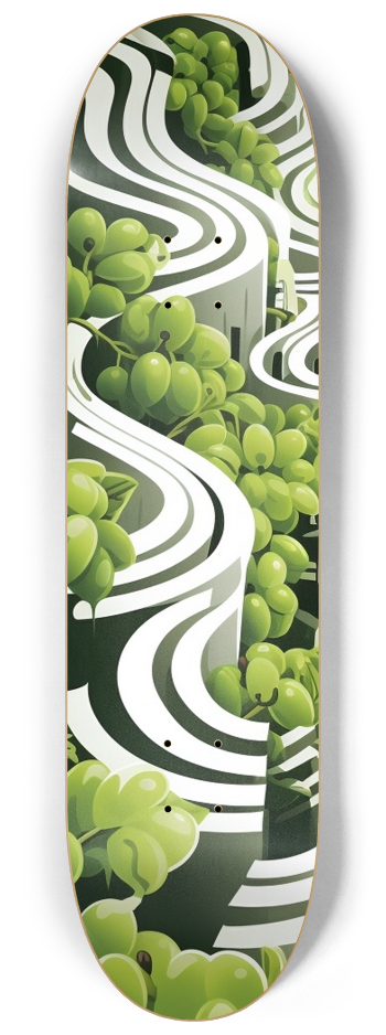 Slippery Slopes Skateboard Series #1 8-1/4 Skateboard Deck