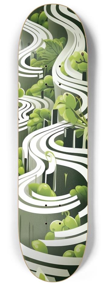 Slippery Slopes Skateboard Series #3 8-1/4 Skateboard Deck