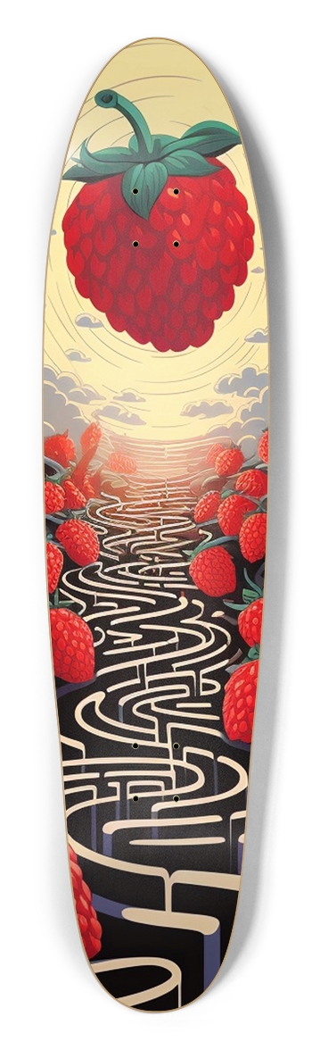 Strawberry Longboard Longboard Shape