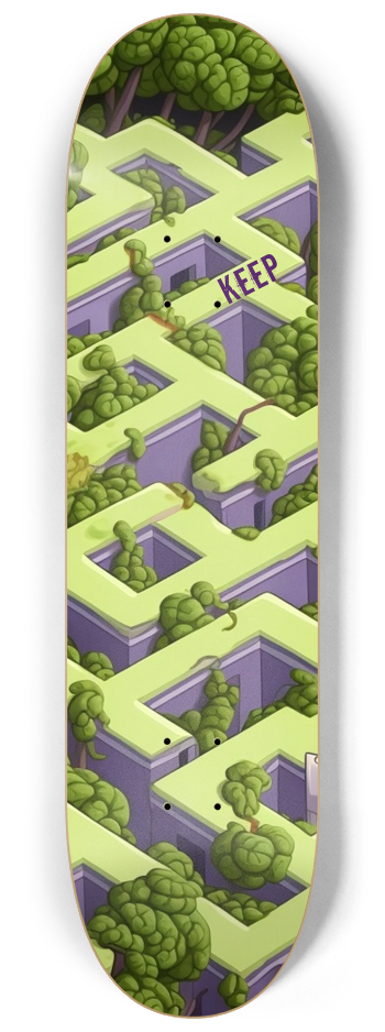 KEEP MOVING FORWARD Skateboard Series #1 8-1/4 Skateboard Deck
