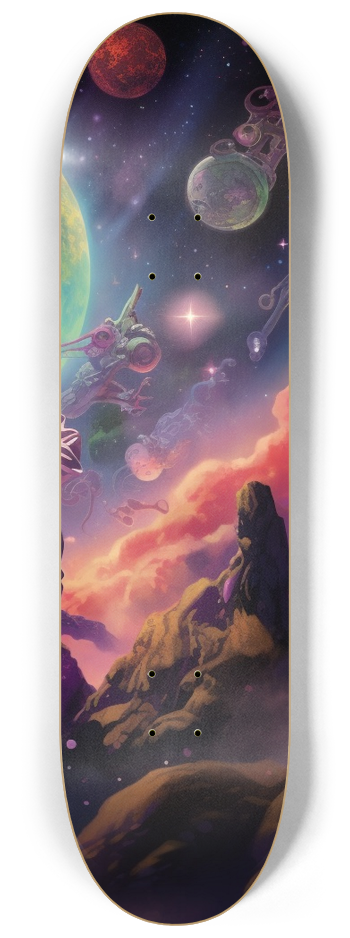 Stardust Skateboard Series #3 8-1/4 Skateboard Deck