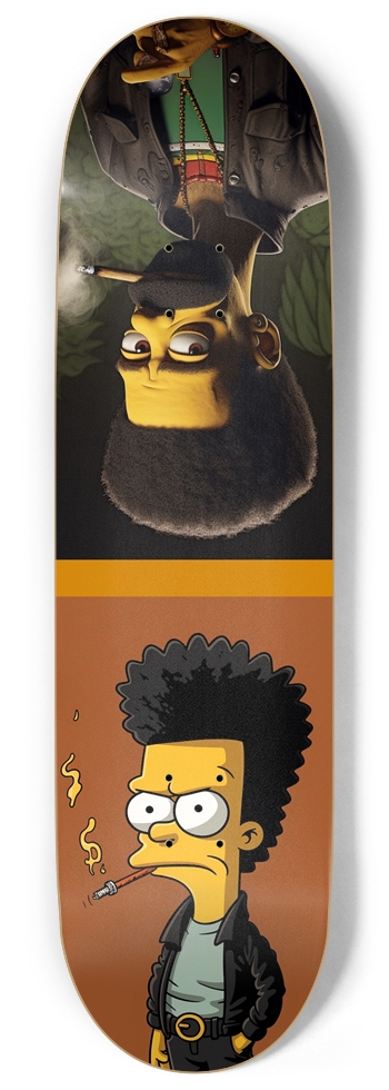 Two Sidez of the same coin Skateboard 9 Inch Skateboard