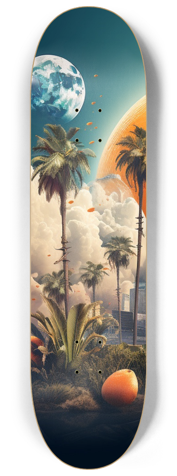 City of Oranges Skateboard Series #1 8-1/4 Skateboard Deck