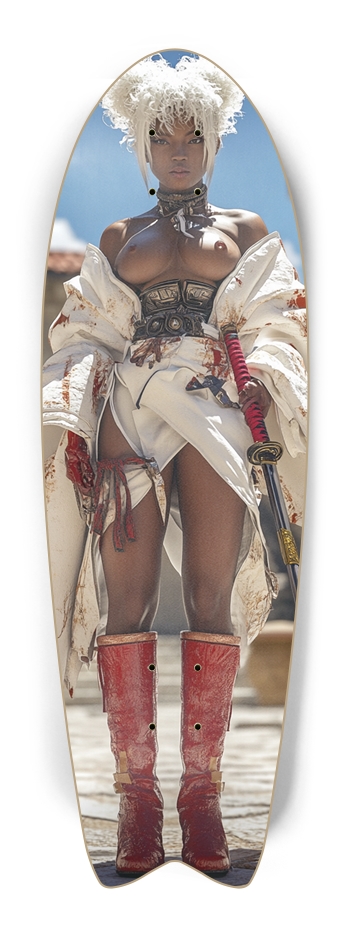Sexy Samurai Skateboard Fish Tail