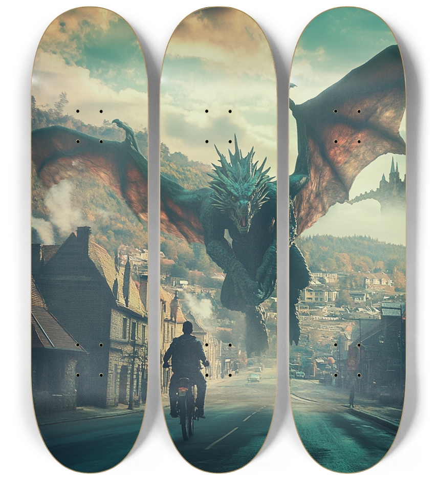 FEARLESS Skateboard Series 3 Deck Wall Series