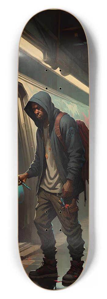 Graffiti artist 8-1/2 Skateboard Deck