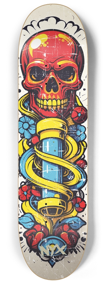 Nyx Skull 8-1/4 Skateboard Deck