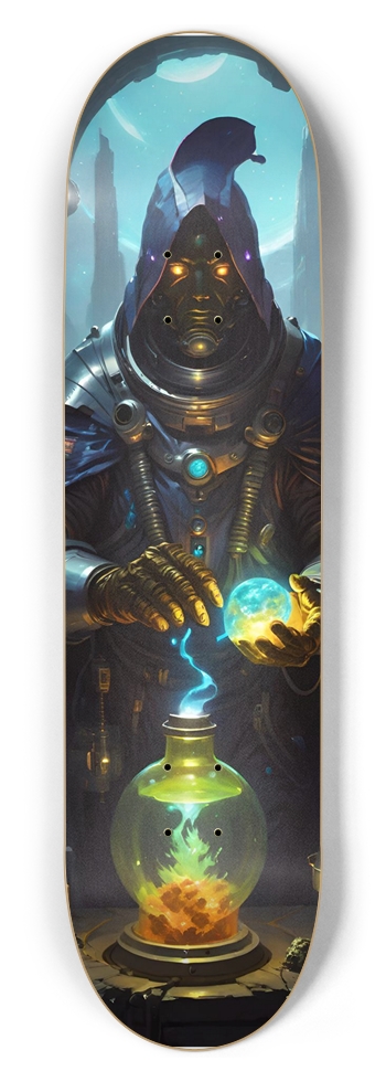 Dark wizard. 8-1/2 Skateboard Deck