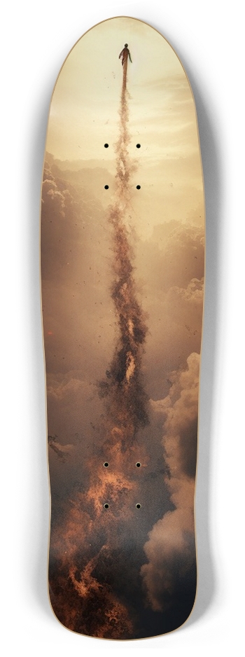 Stardust Skateboard Retro Rocket