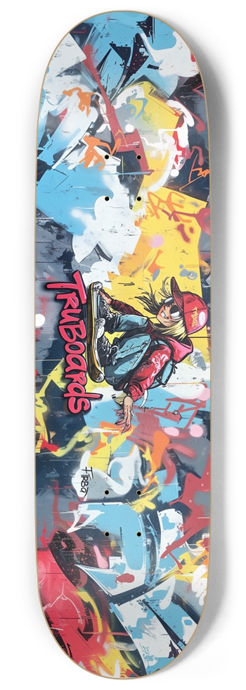 Skater Chick 1 Skateboard 9 Inch Skateboard