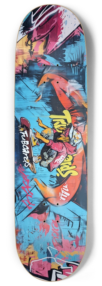 Skater Chick 3 Skateboard 9 Inch Skateboard