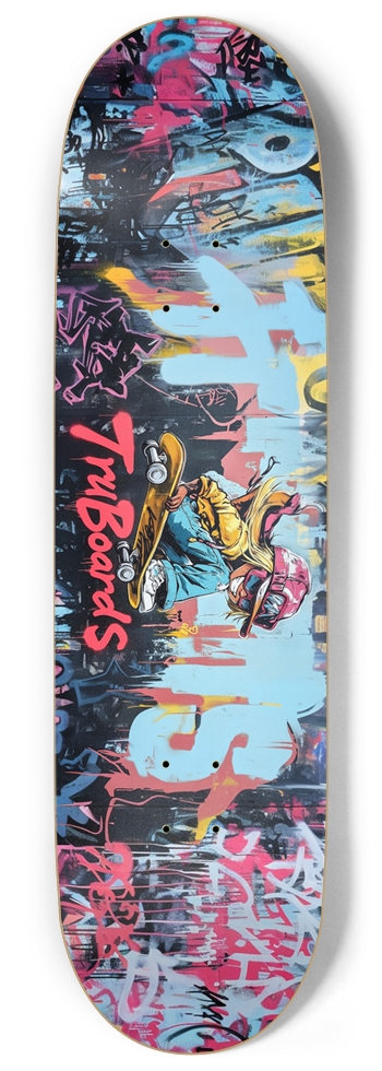 Skater Chick 2 Skateboard 9 Inch Skateboard