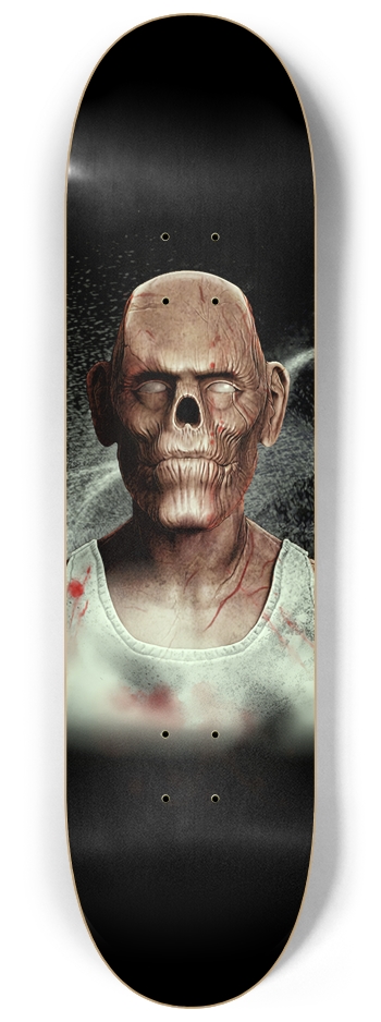 Zombie Skatedeck 8.25" x 32" Front (GLOW) 8-1/4 Skateboard Deck