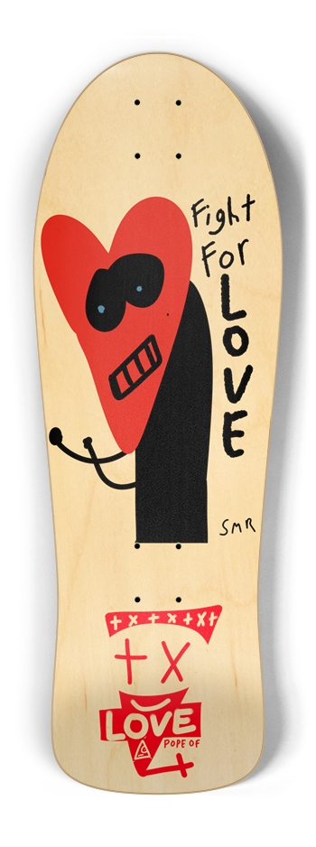 Fight For Love Old School Vert Deck Old School Shape