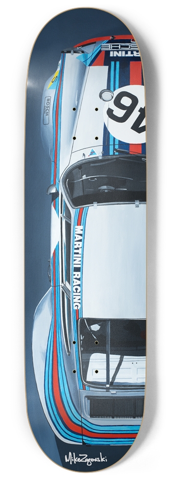 1973 Porsche Carrera RSR - 9" 9 Inch Skateboard