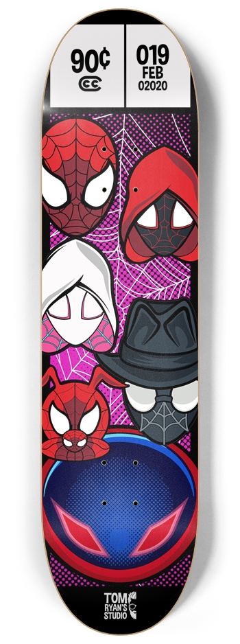 Spidey's Corner Art 2024 8-1/4 Skateboard Deck