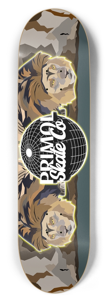Primal Globe Deck 8.5” 8-1/2 Skateboard Deck