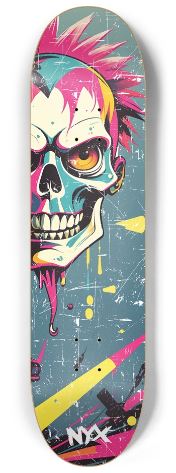 NYX's skull 8-1/4 Skateboard Deck