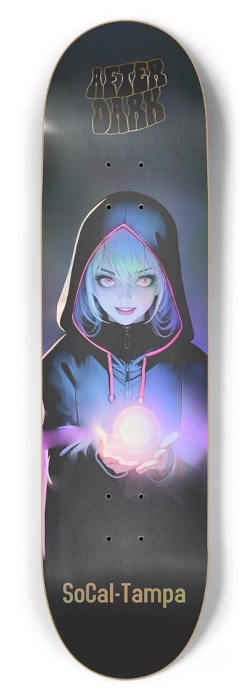 A Mischievous Smile (Holographic) 8-1/2 Skateboard Deck