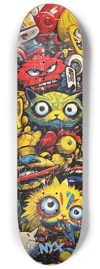 Cat 8-1/4 Skateboard Deck