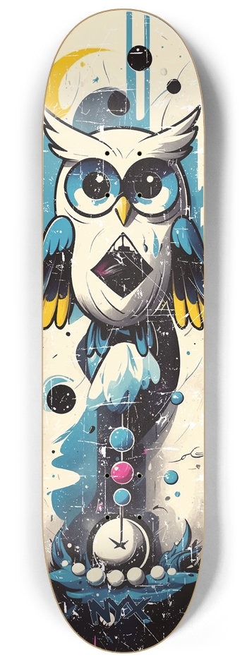 Owl 8-1/4 Skateboard Deck
