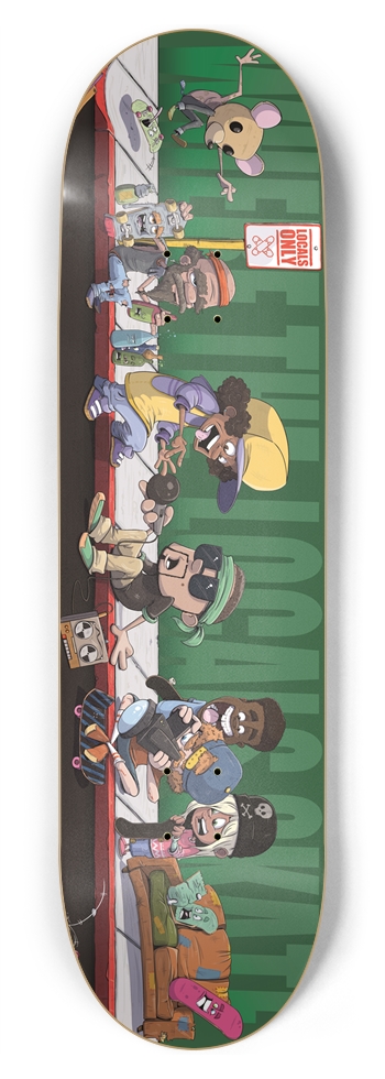 Custom Skateboard 8-3/4 Inch Skateboard