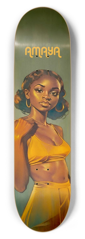 AMAYA Girl Ryder 01 8-1/2 Skateboard Deck